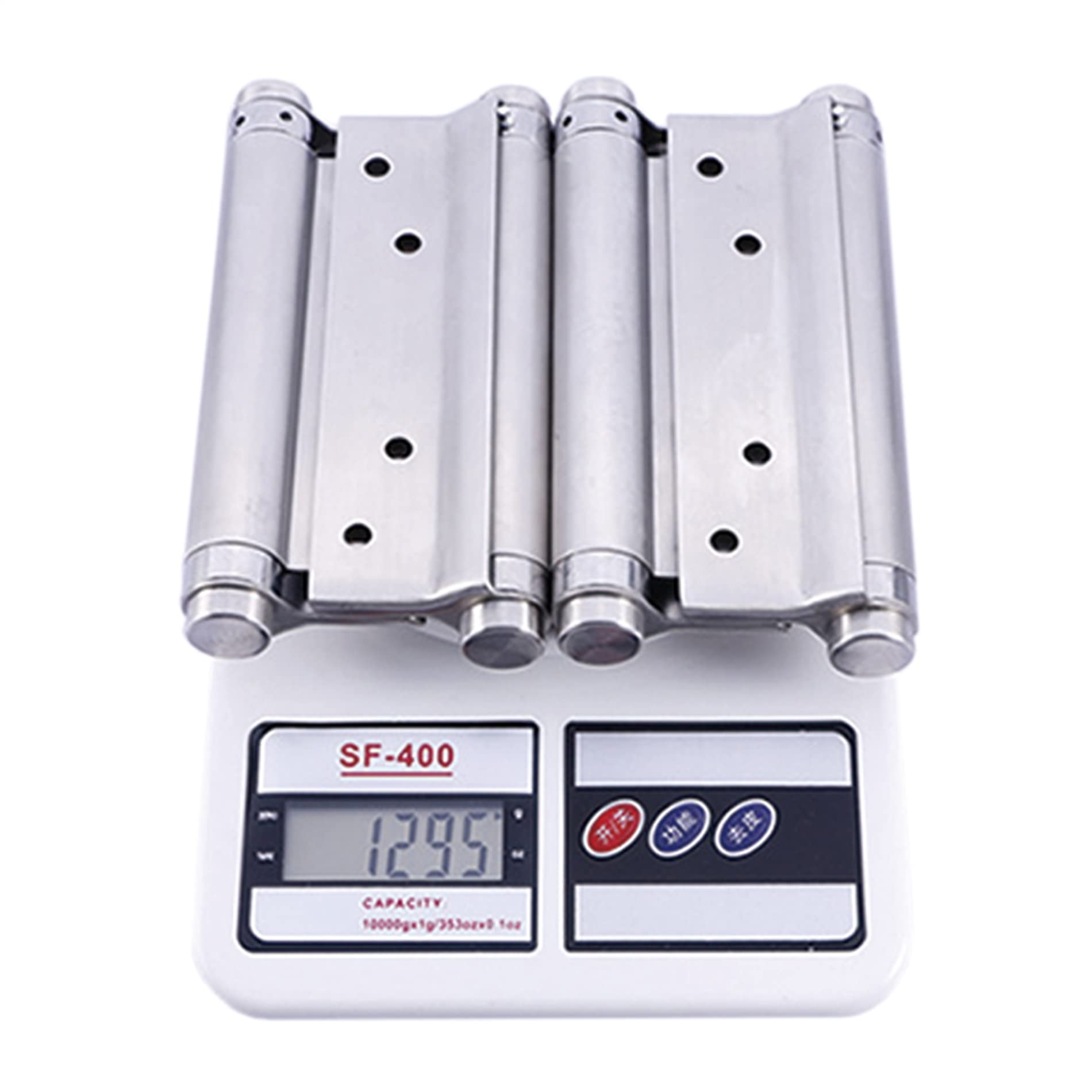 Charnières À Ressort Double Action Acier Inox 153mm pour Portes Battante Jusqu'à 30kg (2 PCS)