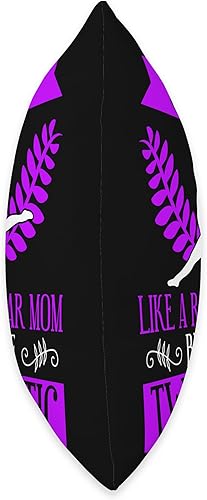 Miniatura 2 de Baton Twirling & Majorette Dance Designs Twriler Mom Design for Baton Gymnastics Throw Pillow, 16x16, Multicolor