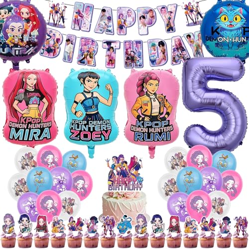 48 unidades de decoración de cumpleaños de Hunters,