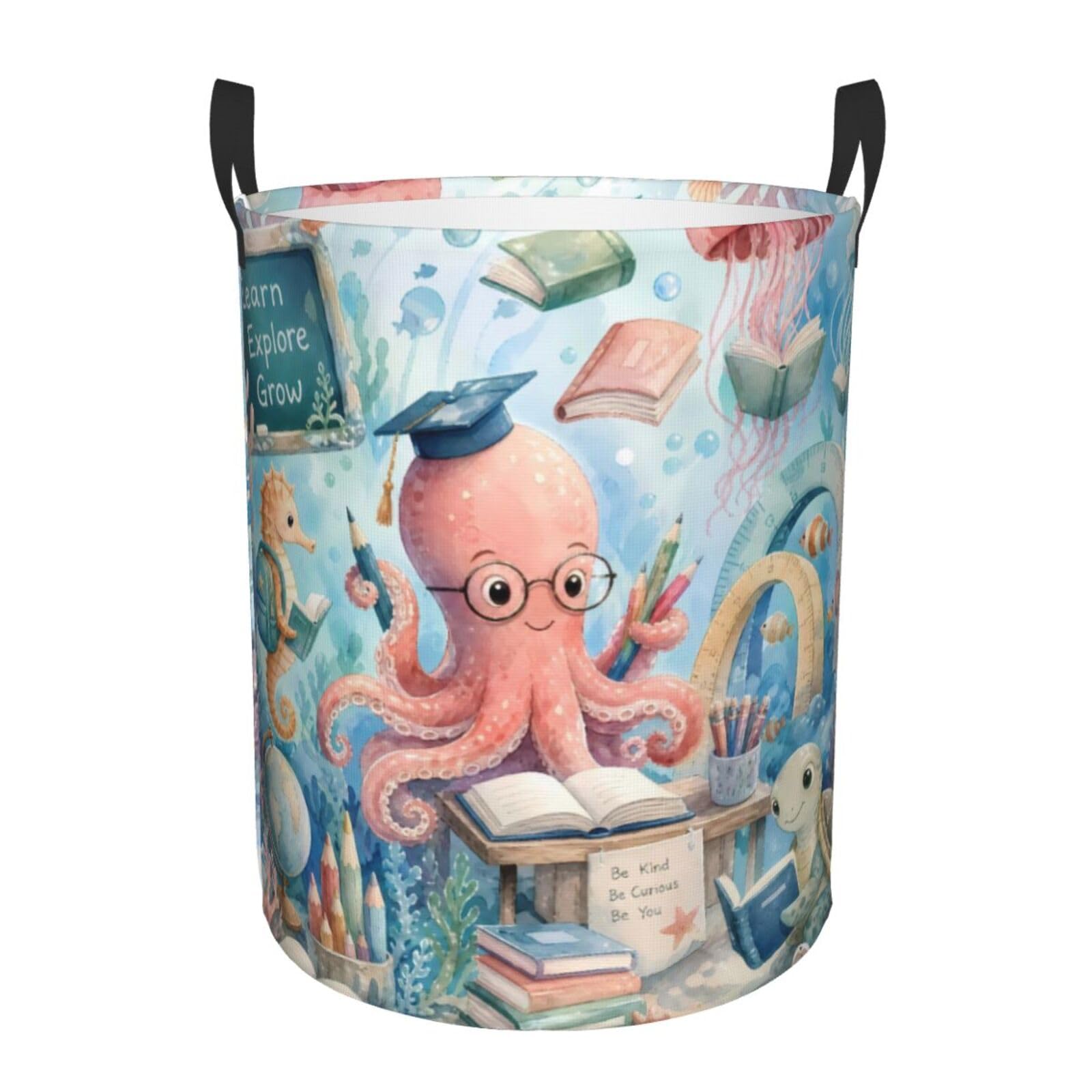 Panier de chambre d'enfant mer déco idéale pour ranger les jouets du salon 40x50cm