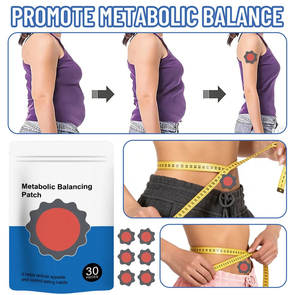 90 parches adelgazantes, Naturales para Adelgazar y Metabolizar el Abdomen, Para el Equilibrio Metabólico, Calmante Suave para Todos los Tipos de Cuerpo — view 3