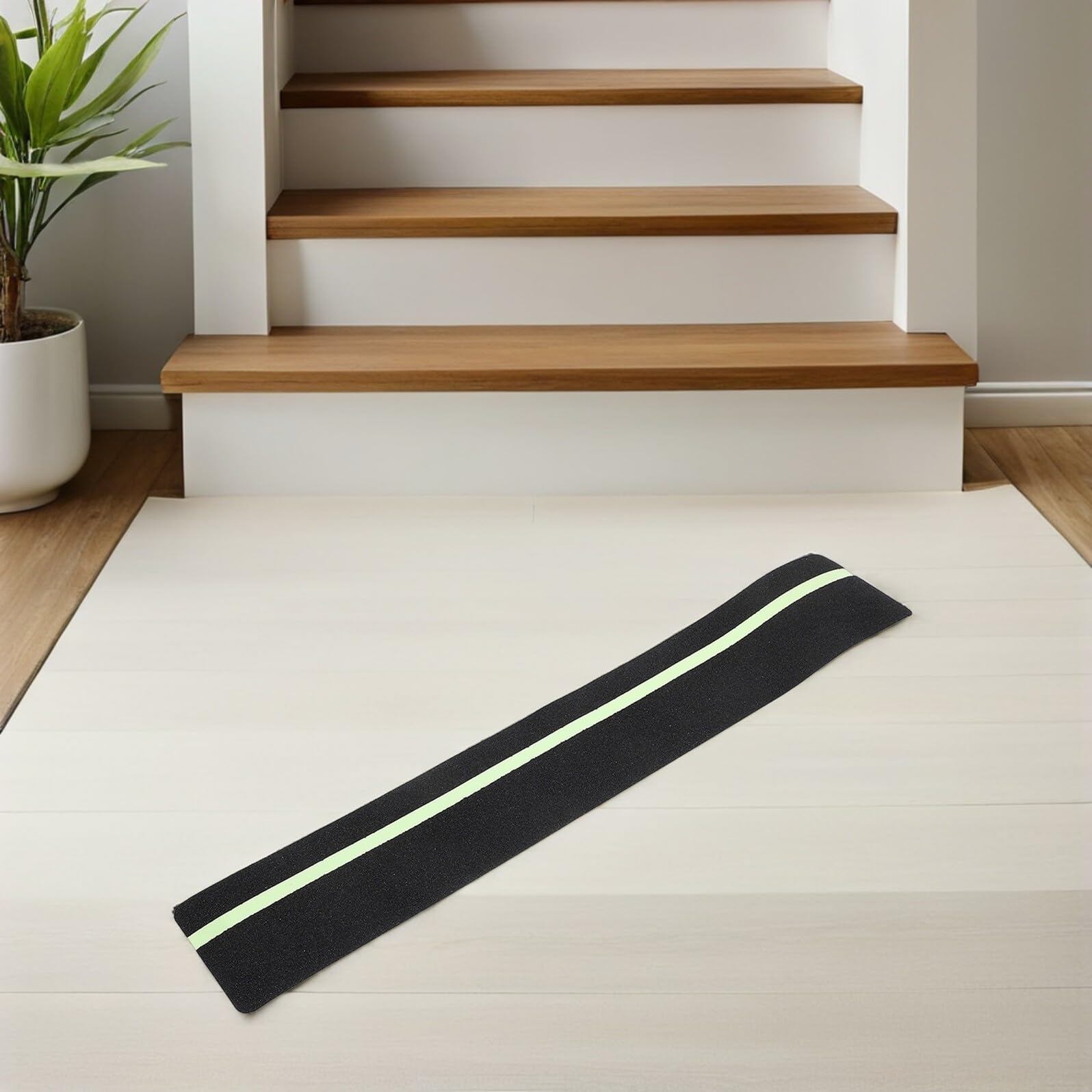 10 Pièces Ruban Antidérapant Autocollant pour Escaliers Intérieur et Extérieur Bandes Antidérapantes Texturées pour Sols Humides Adhérence Maximale et Sécurité Polyvalente
