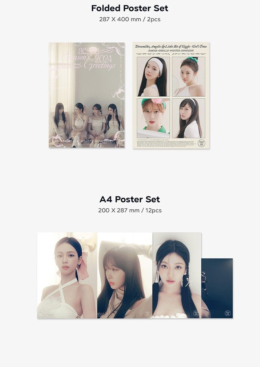 Amazon.com: AESPA 2024 Season's Greetings K-POP SEALED : Office