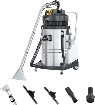 TECHTONGDA Commercial Carpet Cleaner 80L/21Gal Carpet Extractor Upholstery Wet Dry Vacuum Cleaner Floor Cleaning Machine 2000W