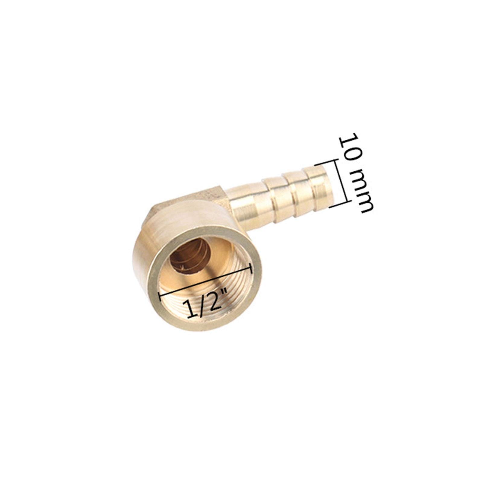 Connecteur cuivre coude 12mm pour irrigation de jardin durable