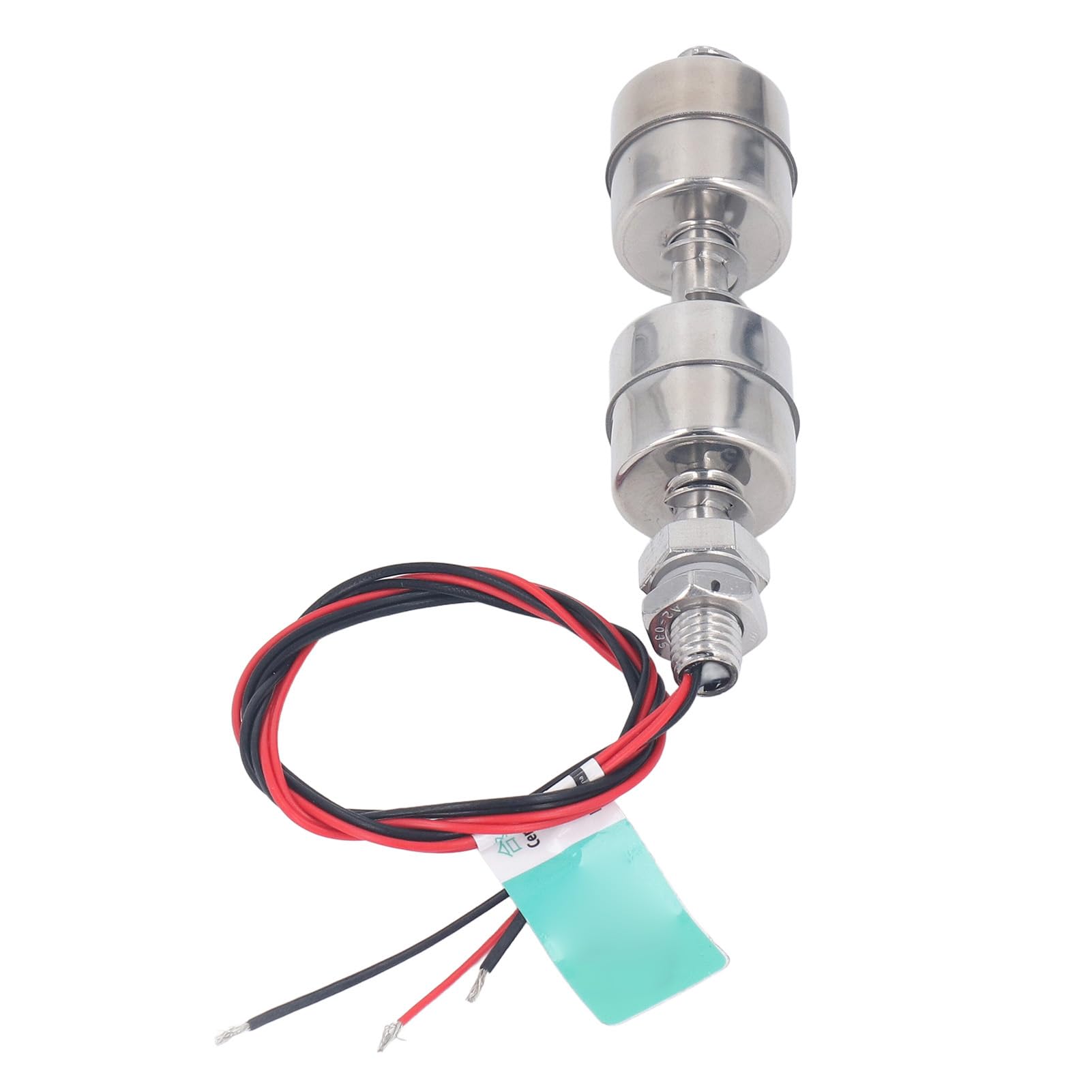 Doppelkugel-Schwimmerschalter Wasserstandsregler 0-220V Flüssigkeitsstand Alarm mit 400mm Kabel für Wassertanks, Pools, Waschbecken und Aquarien