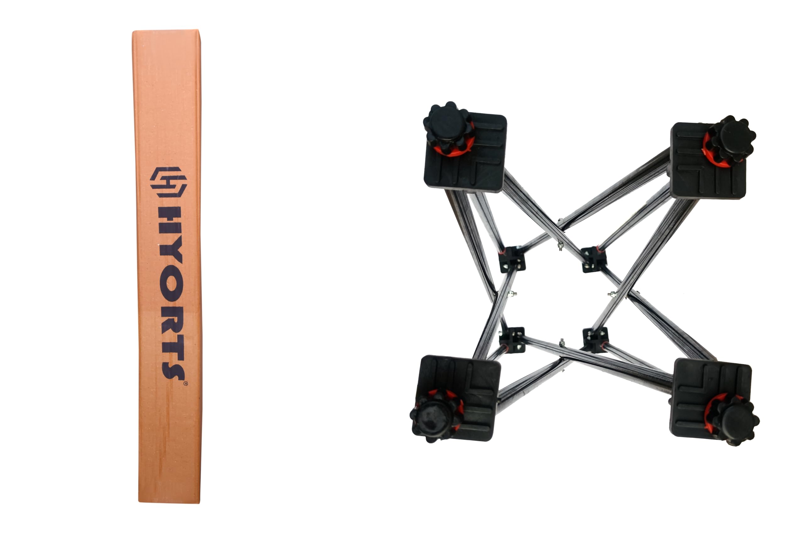 HYORTS Professional Carrom Board Stand, Easy Adjustable & Foldable Four Fold Carrom Stand with Compact Design for Indoor Games Fun Durable Strong