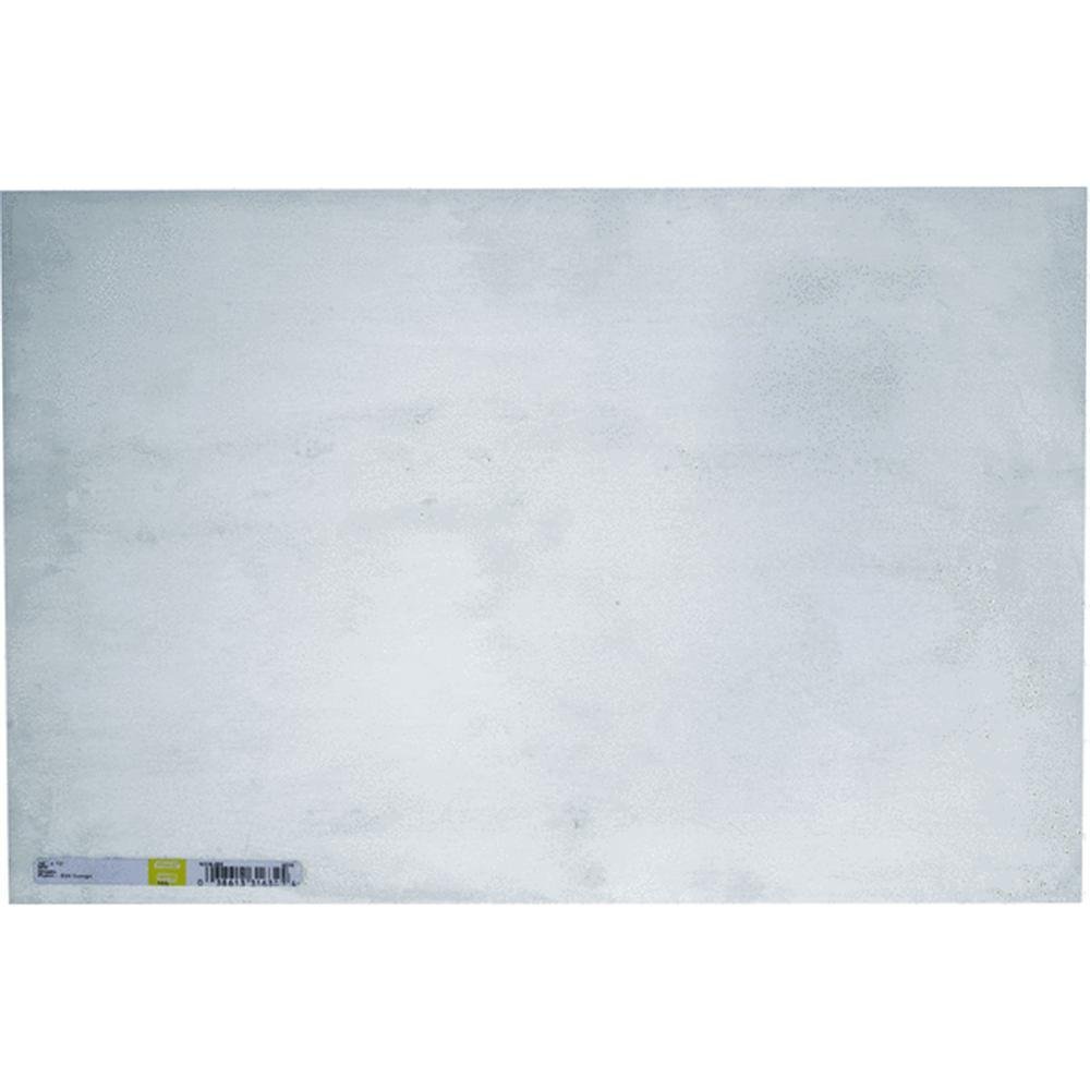 Stanley National N346-809 Stanley Metal Sheet, 0.025 In T, 16 In L X 8 In W, Mill Aluminum, 6