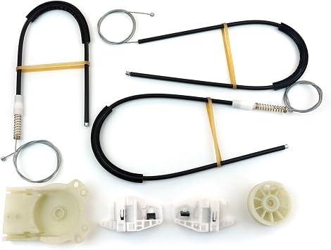 Window Regulator Repair Kit Front Right Door Compatible with Renault Megane MK2 2002-2008 4/5 Door 8201010925