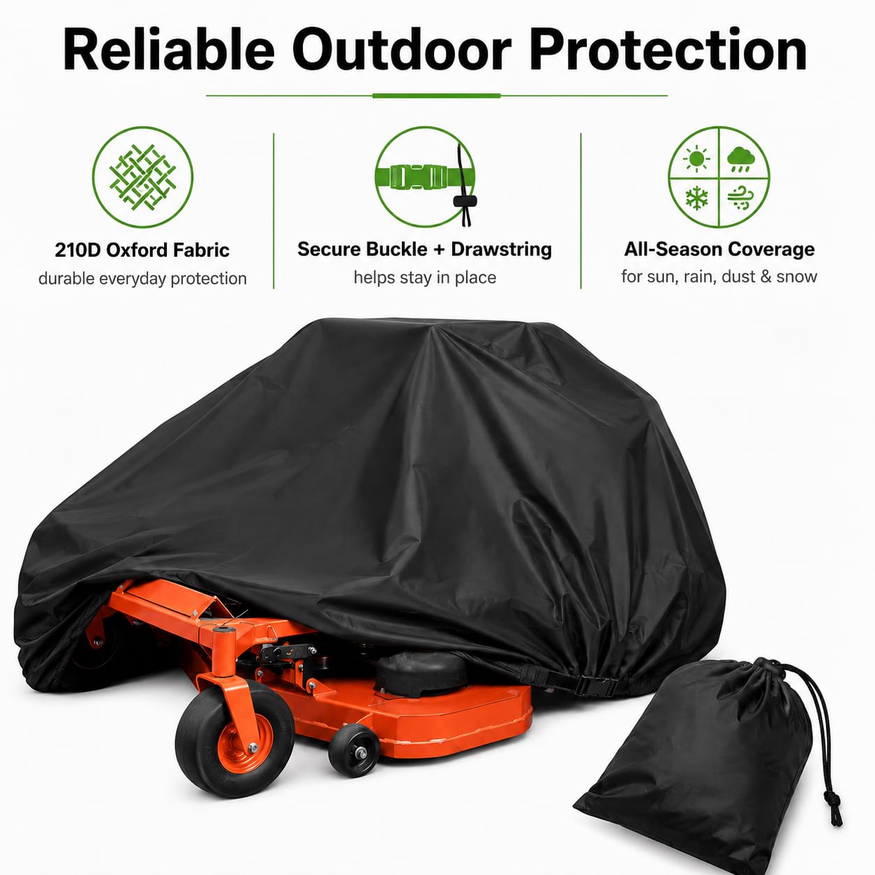 Cubierta Cortacésped Giro Cero para Greenworks Commercial OZ972 2023-2026+