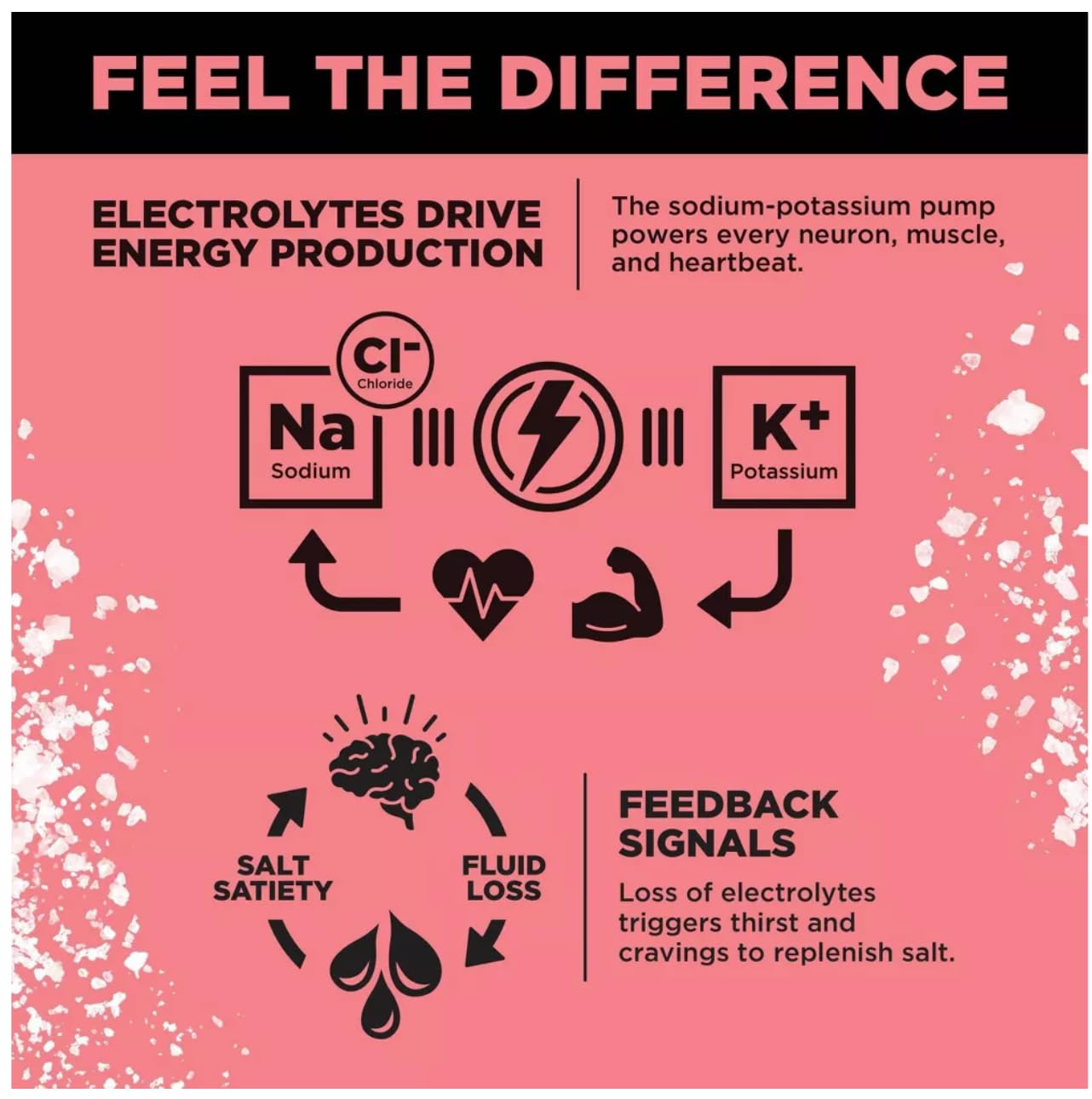 LMNTs Zero-Sugar Electrolytes Sports Drink - Raspberry Salt - 2.1oz/10ct - Image 3