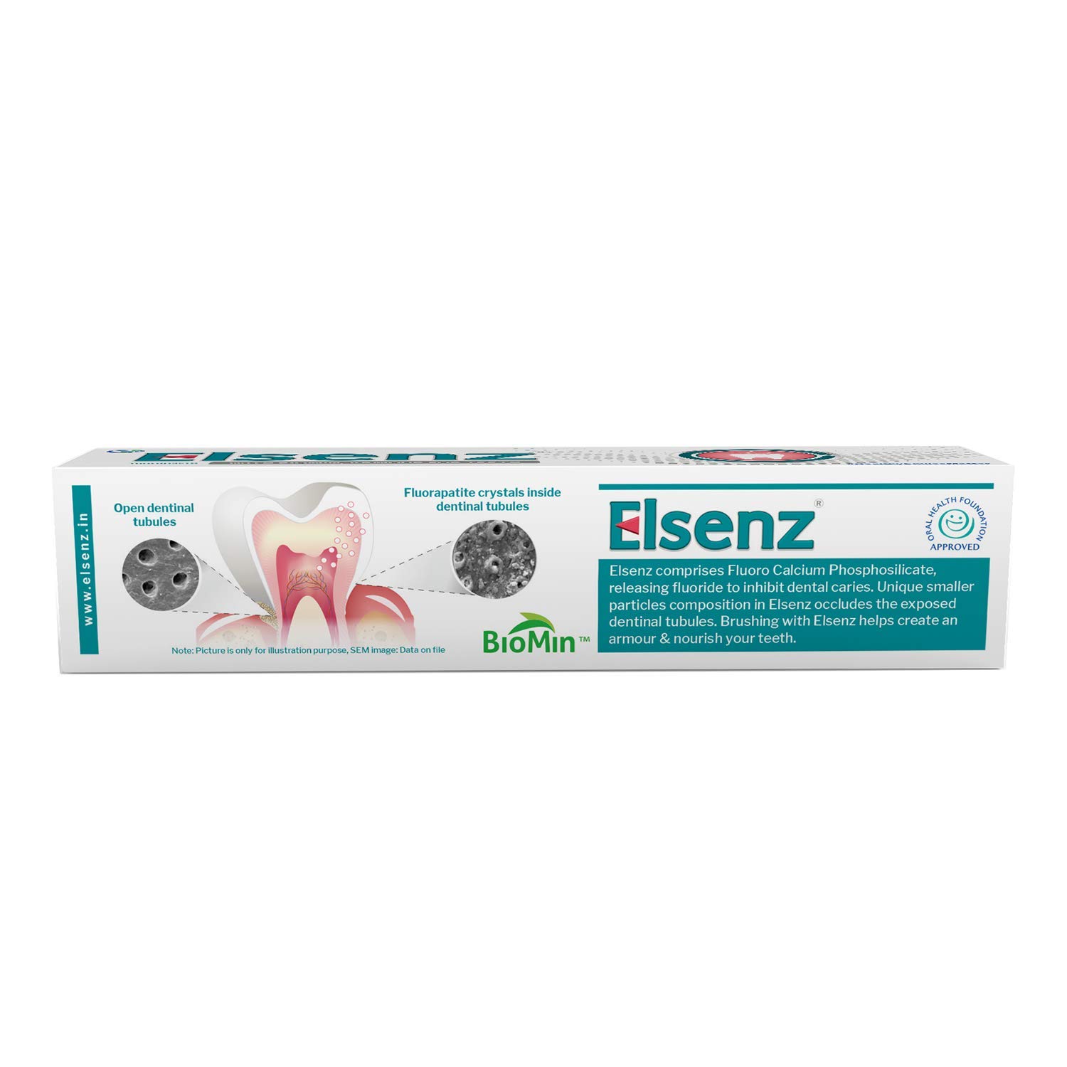 Elsenz Toothpaste with Biomin F Prevents cavities and lets you eat