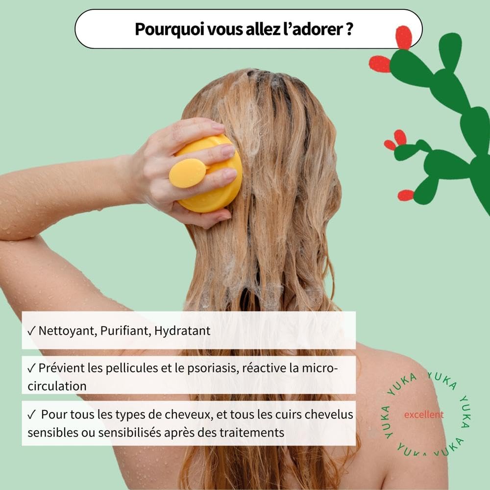 Shaeri – Pure Scrub Détoxifiant Cuir Chevelu & Corps – Gommage Naturel 2-en-1 – Figue de Barbarie, Aloe Vera, Sel Marin, H.E. de Citron – Purifie & Rafraîchit – 98% Naturel, Made in France