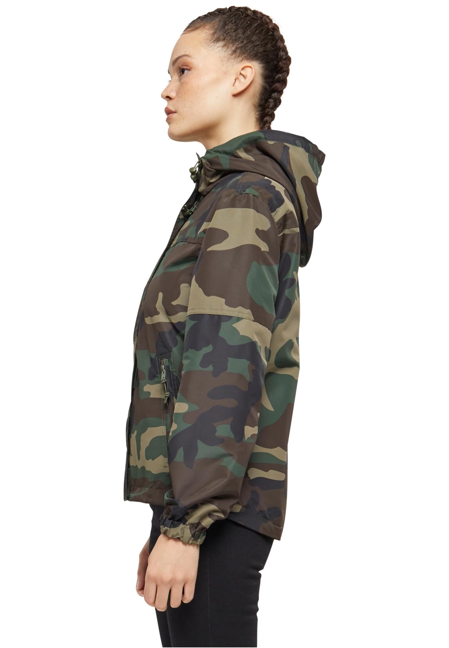 Brandit Windbreaker Kobiety Women Summer Frontzip Windbrea