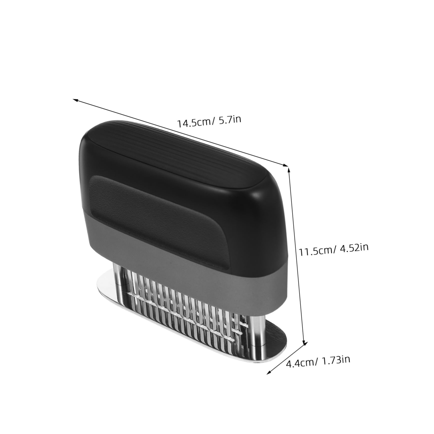 Mipcase Ablandadores de Carne Agujas Ultra Afiladas Herramienta para Ablandar Carne de Res Pavo y Pescado para Cocina y Preparación de Filetes Caseros Acero Inoxidable