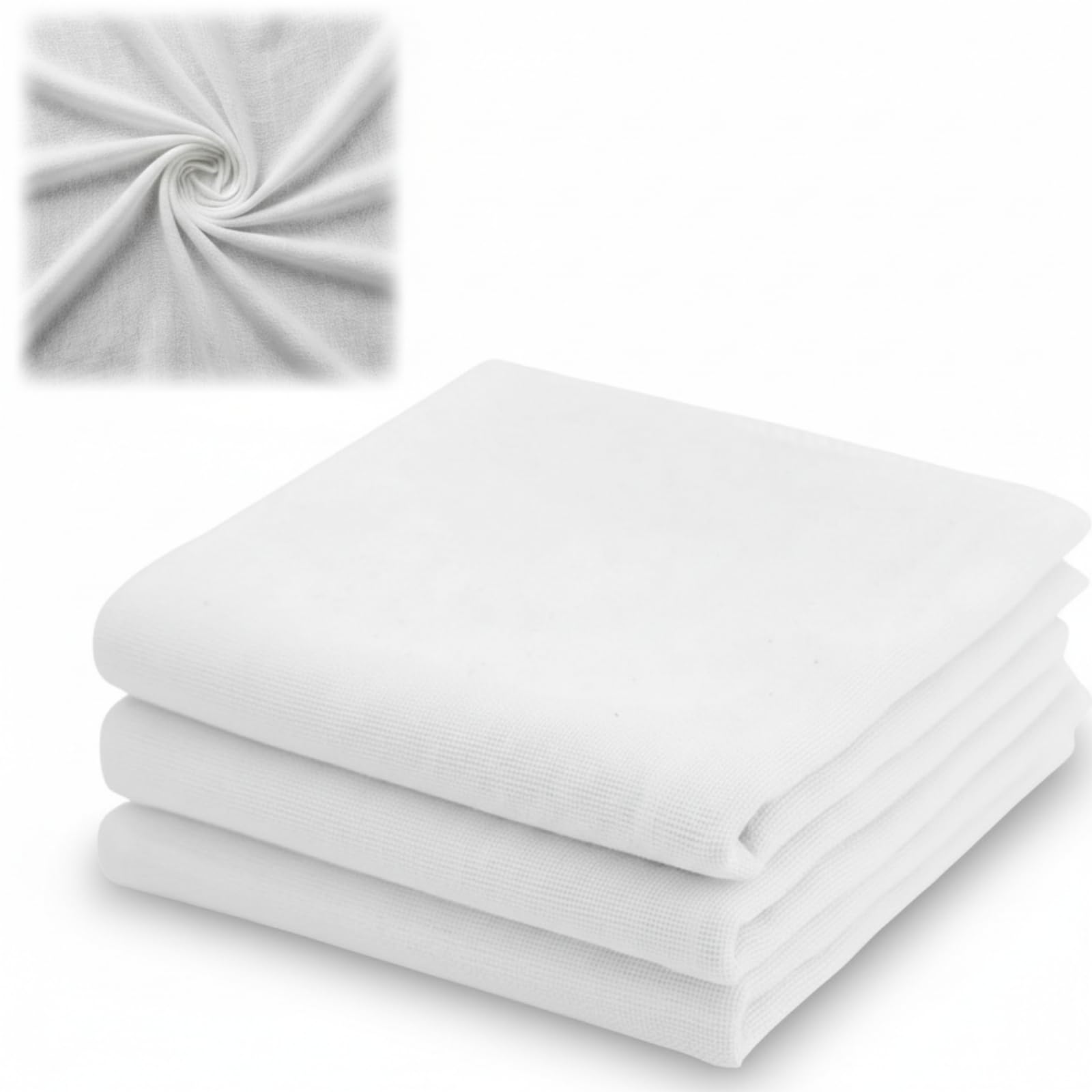 – Muslin Cloths for Cooking, Cheesecloth, White Ultra Fine Unbleached Cotton Fabric for Butter Baking Made Cloth for Straining (120 x 500 cm)