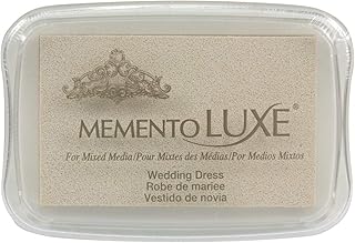 Tsukineko Memento Luxe Mixed Media Inkpad, Wedding Dress