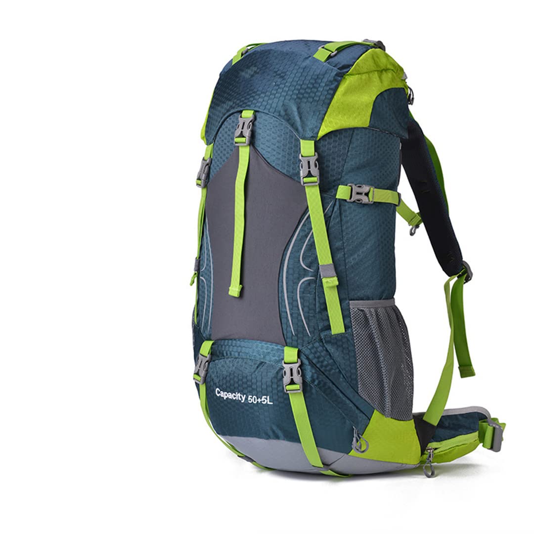 Hcclijo 55L impermeable de gran capacidad montañismo deportes al aire libre senderismo mochila al aire libre montañismo