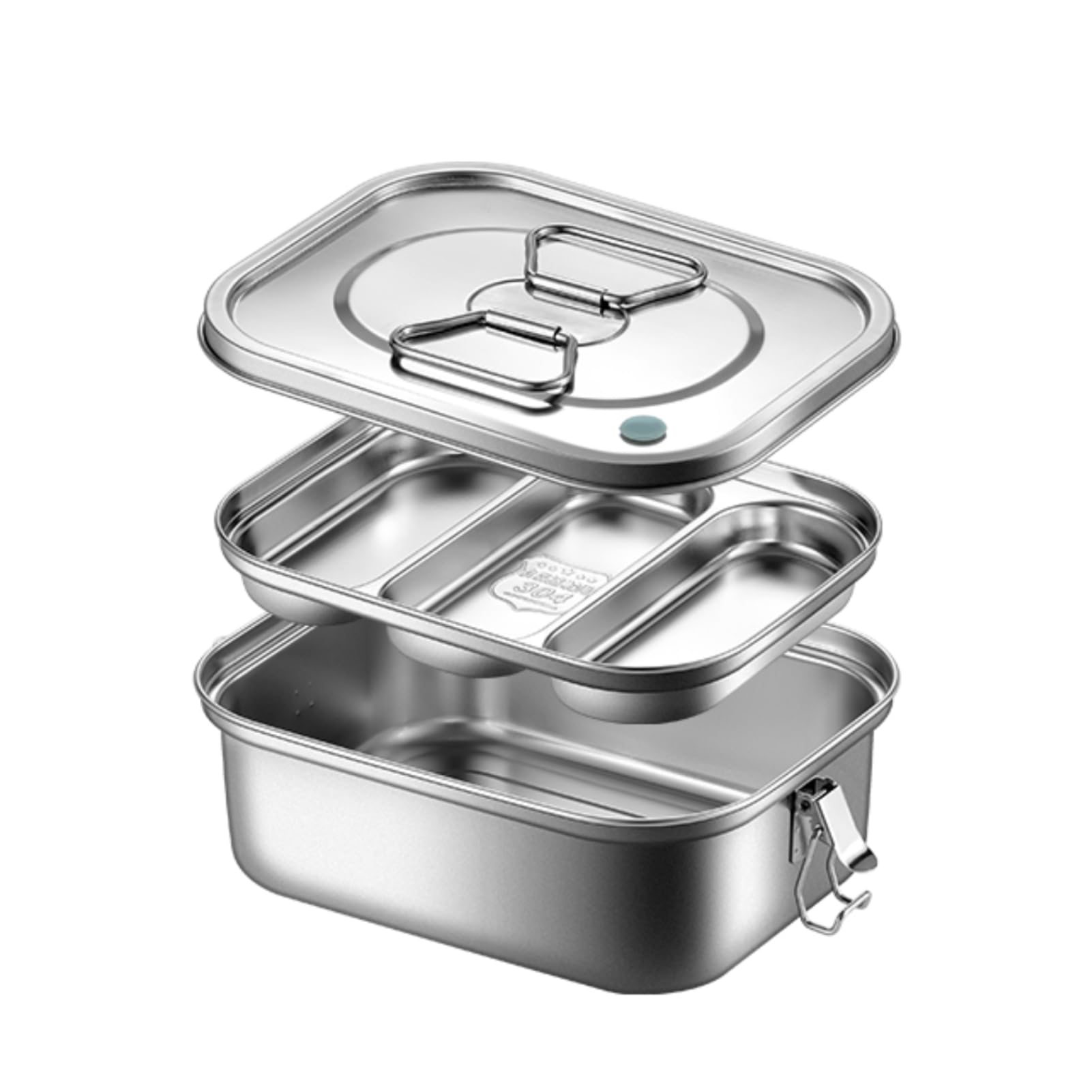 Diyeeni de Acero Inoxidable 304 Hermética Aislada Gran Capacidad con Tapa para Adultos