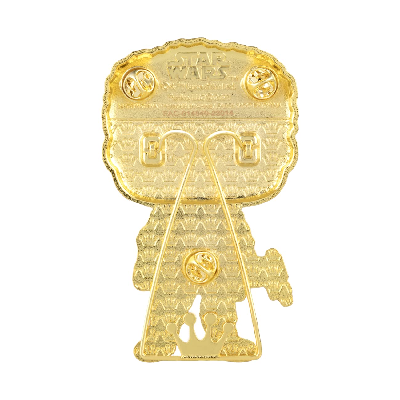 Funko Pop! Duża emaliowana przypinka Star Wars: Finn - Gwiezdne Wojny Emaliowane przypinki - Śliczna broszka kolekcjonerska - na plecaki i torby - Pomysł na prezent - Oficjalny towar - Fani filmów
