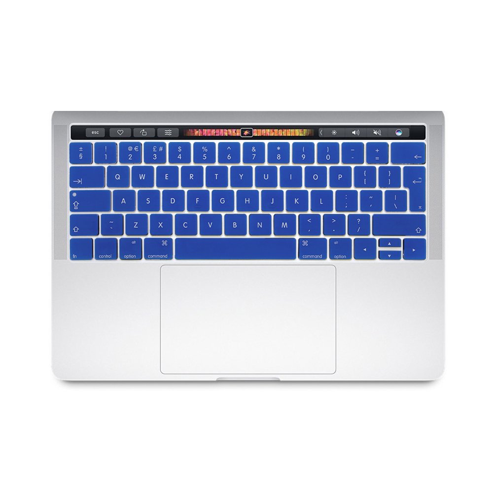 Se7enline Compatible with Macbook Keyboard Cover Skin for Mac Neo & Air 13/15 & Pro 14/16 inch (M5 M4 M3 M2 M1 A18 Pro) 2026/2025/2024/2023/2022/2021 Silicone Waterproof Dustproof EU Layout,Black — view 78