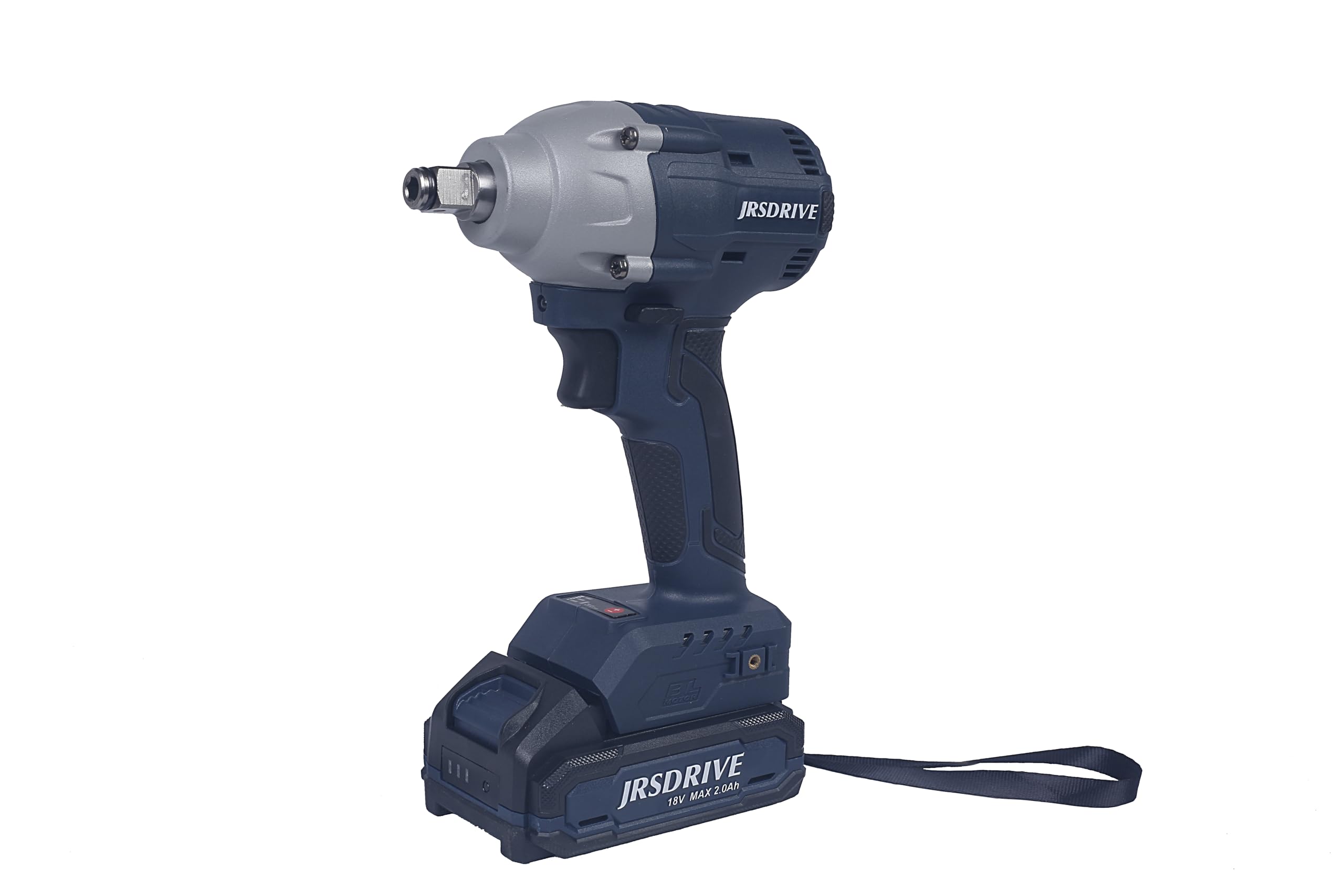 Eastman Cordless Impact Wrench with 350W Power, 1800RPM no load speed,  1/2inch chuck size Drive, Fast Charger, Battery and Socket, 280nm  Torque
