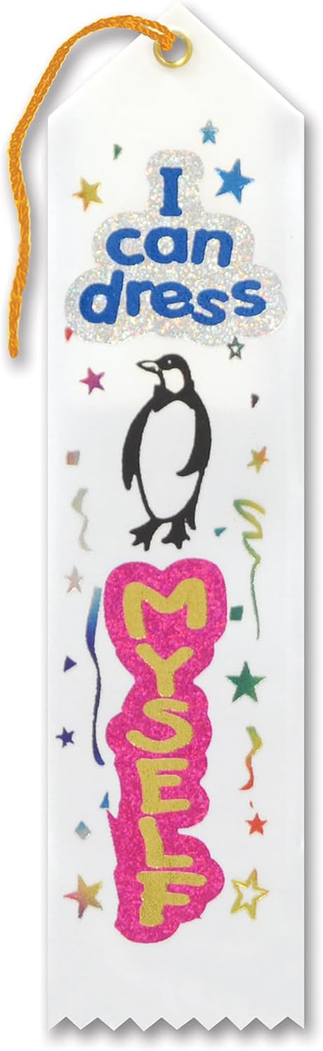 I Can Dress Myself Award Ribbon 2" x 8" Party Accessory by