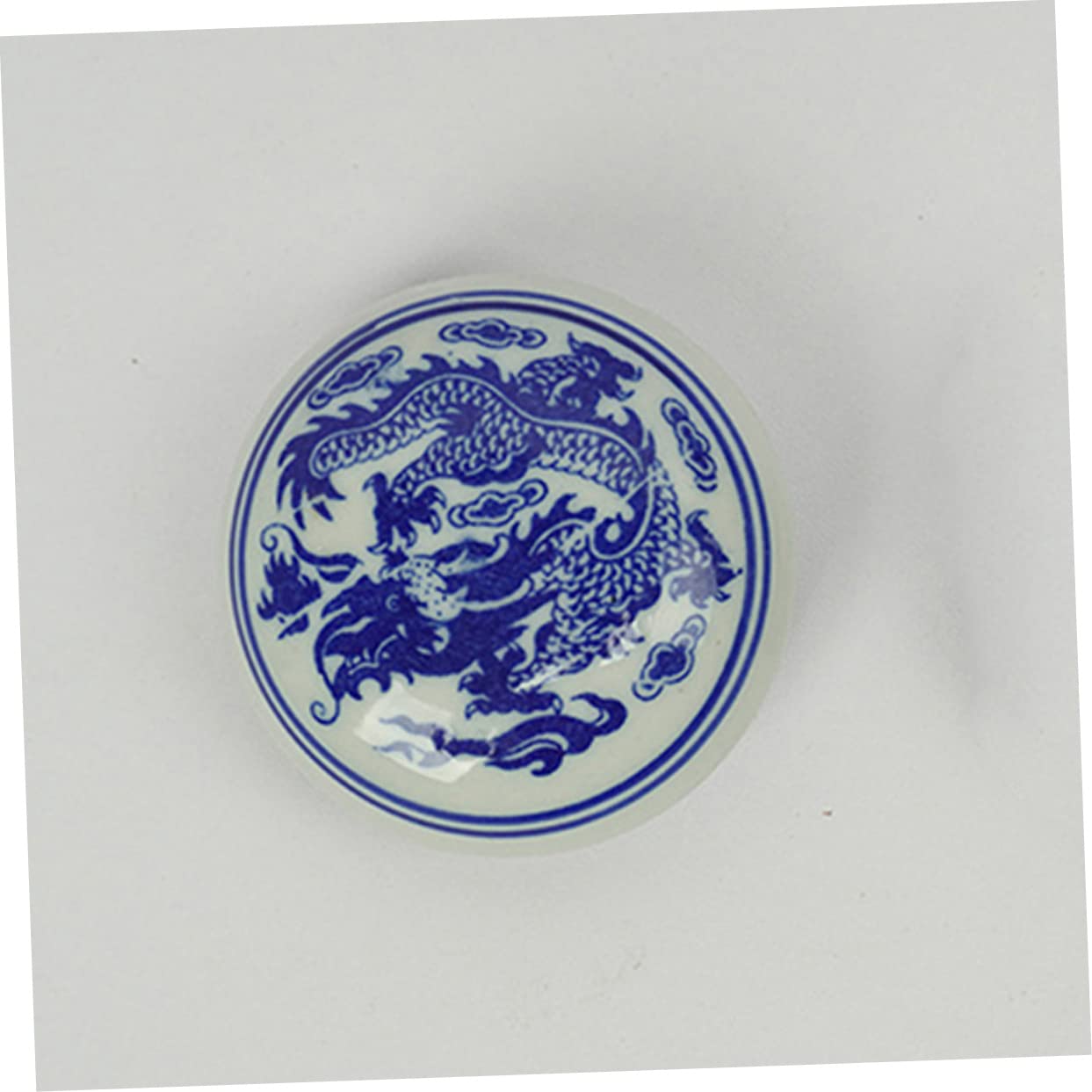 Tamponi di Inchiostro in Ceramica Multiuso Set di 5 Pezzi Adatti per Calligrafia Cinese E Pittura per Studenti E Amanti dell'Arte