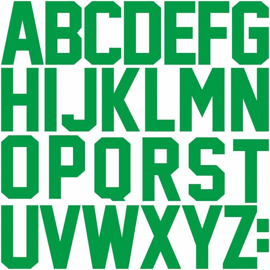 4set 2 Inch Vinyl Iron on Letters Heat Transfer Letters Alphabets for Clothing T-Shirt Bag（Hot Pink）…