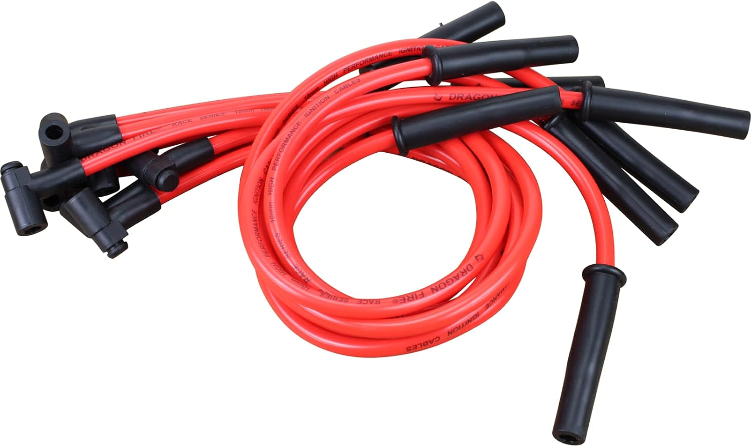 Huge 10mm Dragon FIRE Performance HEI Spark Plug Wires Compatible with 1964-1978 Mopar Dodge 273-318-340-360 OEM Fit PWJ119