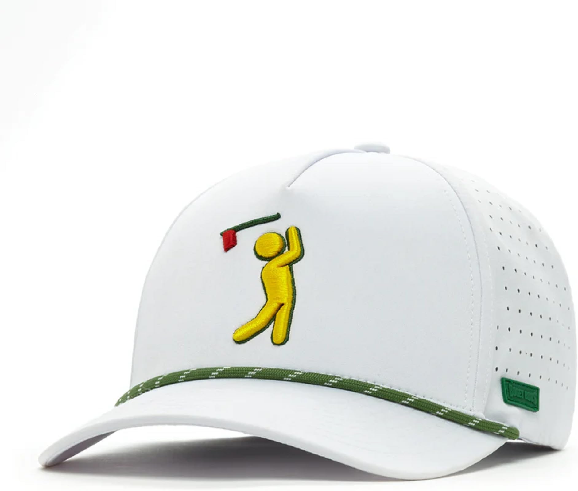 Golf Hat for Men – Performance Snapback Cap, Breathable Poly Spandex, Sweat Resistant, Structured Fit