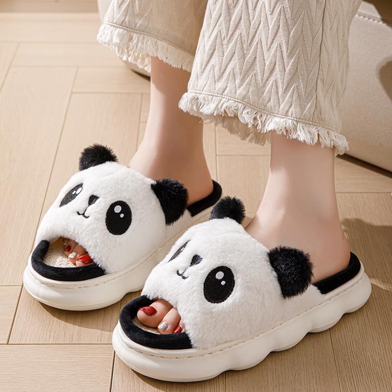 Cartoon Slippers Cute Animal Shape Slippers Thick Sole Soft Indoor Outdoor Slippers for Women2