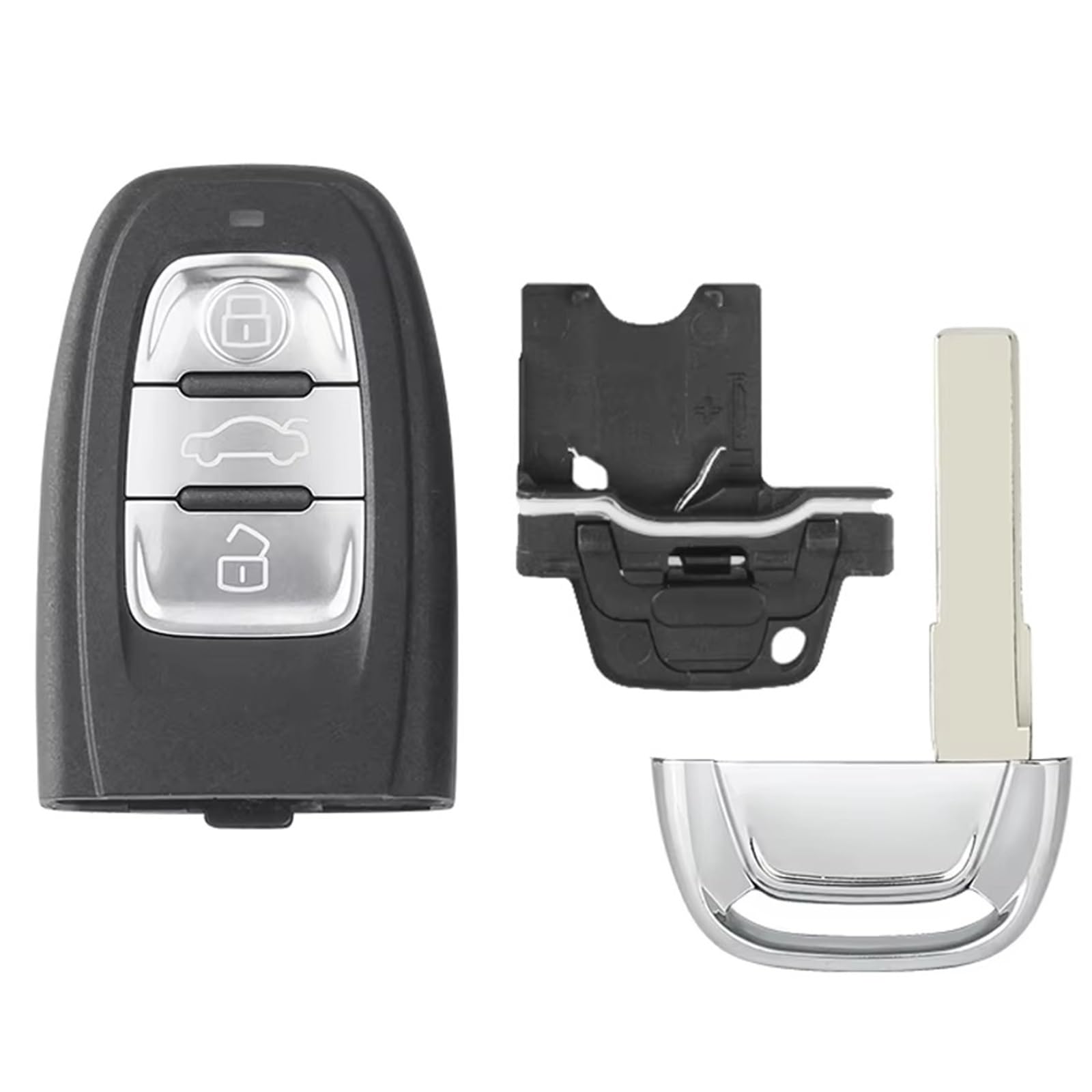 Compatible Con Para Q5 Q7 2007 2008 2009 2010 2011 2012 2013 2014 2015 2016 2017 1 Uds Carcasa Para Llave Remota Funda De Coche