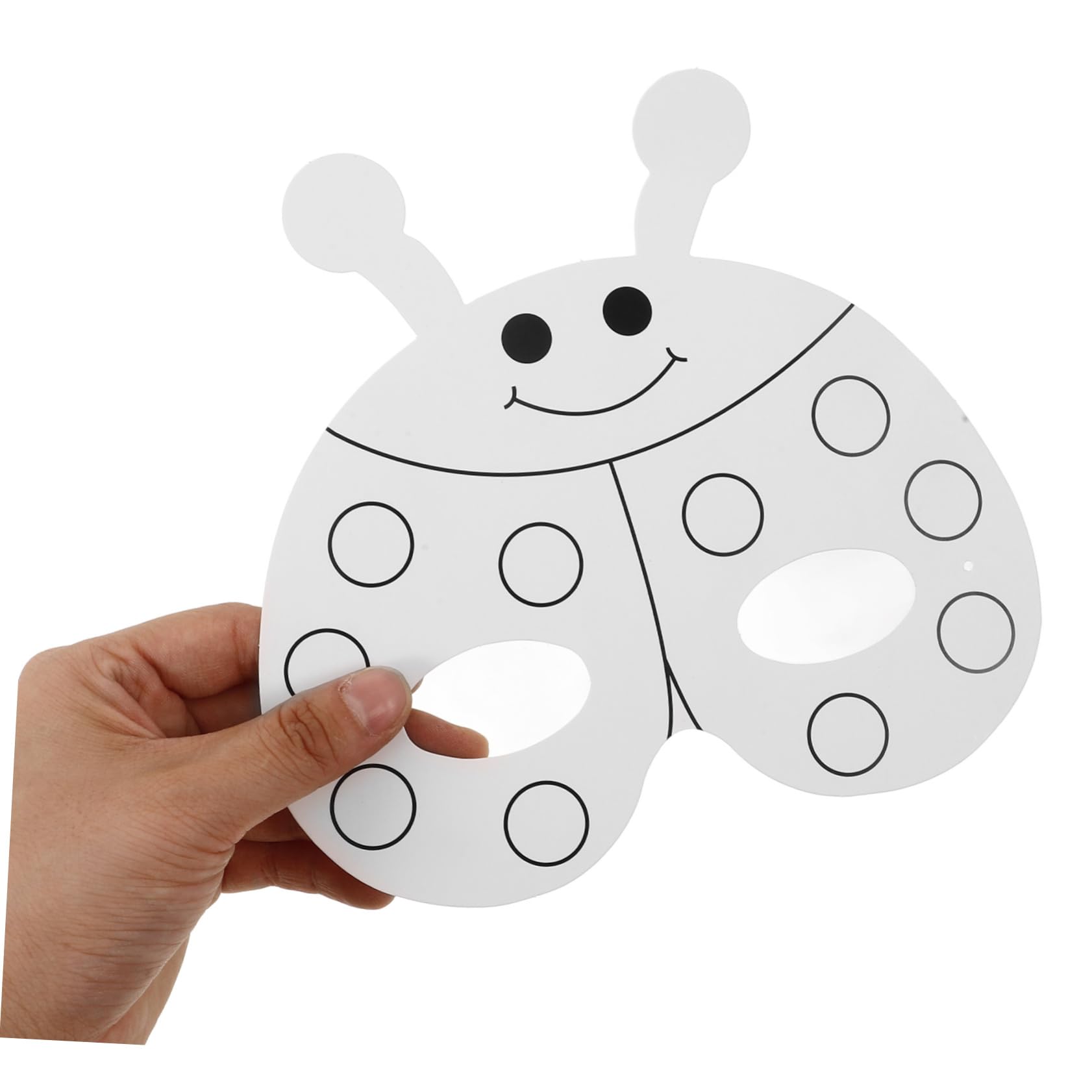 TOYANDONA Set Maschere Animali per Bambini da Colorare DIY con Pig Mask in Carta e Plastica, con Pennarelli Acquerello per Feste, Performance e Artigianato Stile Casuale