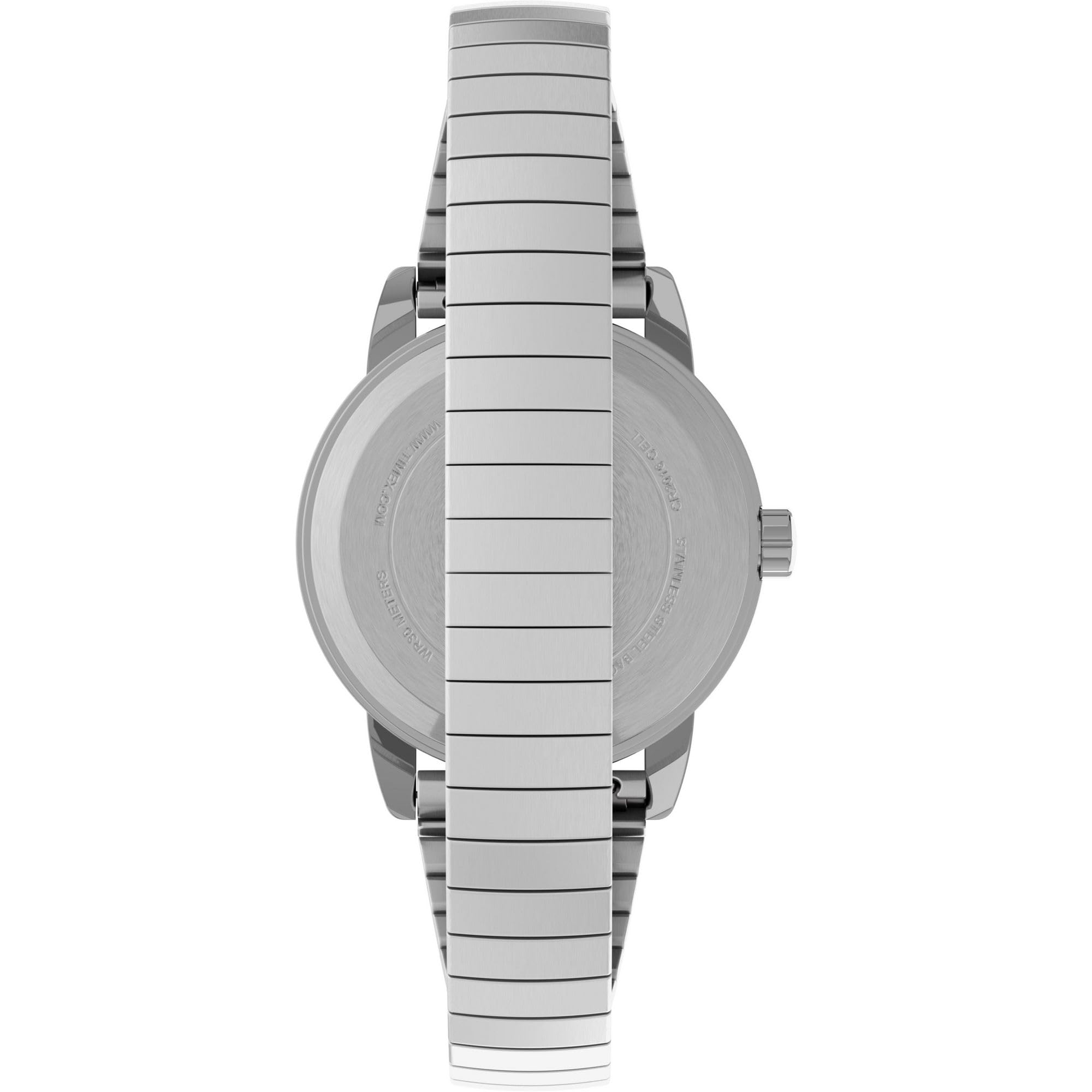 Timex Easy Reader TWG025200 Damski zegarek z paskiem rozszerzającym 25 mm i skórzanym paskiem