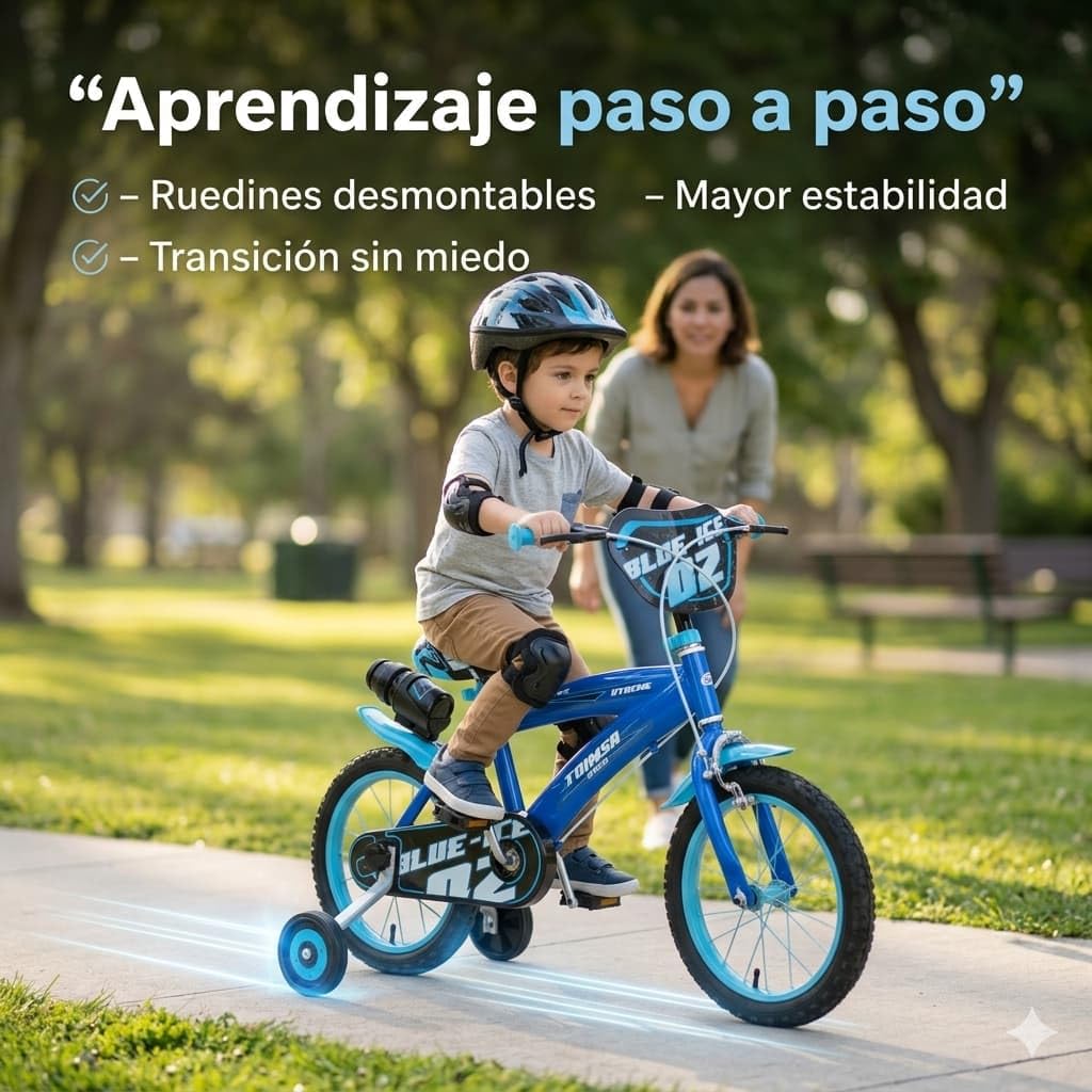 TOIMSA Bicicleta 14" Blue Ice