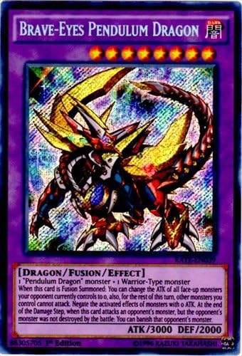 Brave-Eyes Pendulum Dragon - RATE-EN039 - Secret Rare - 1st Edition