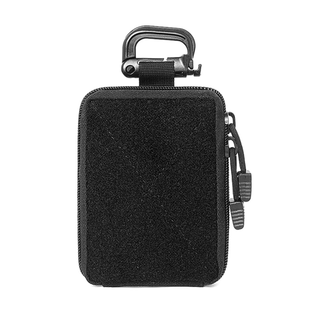 ZONADAH Molle First Aid Pouch Mini Molle EDC Bags Utility Pouch Bags Medical Organizer Storage Pouch Waist Pack for Camping Hiking Backpacking Black