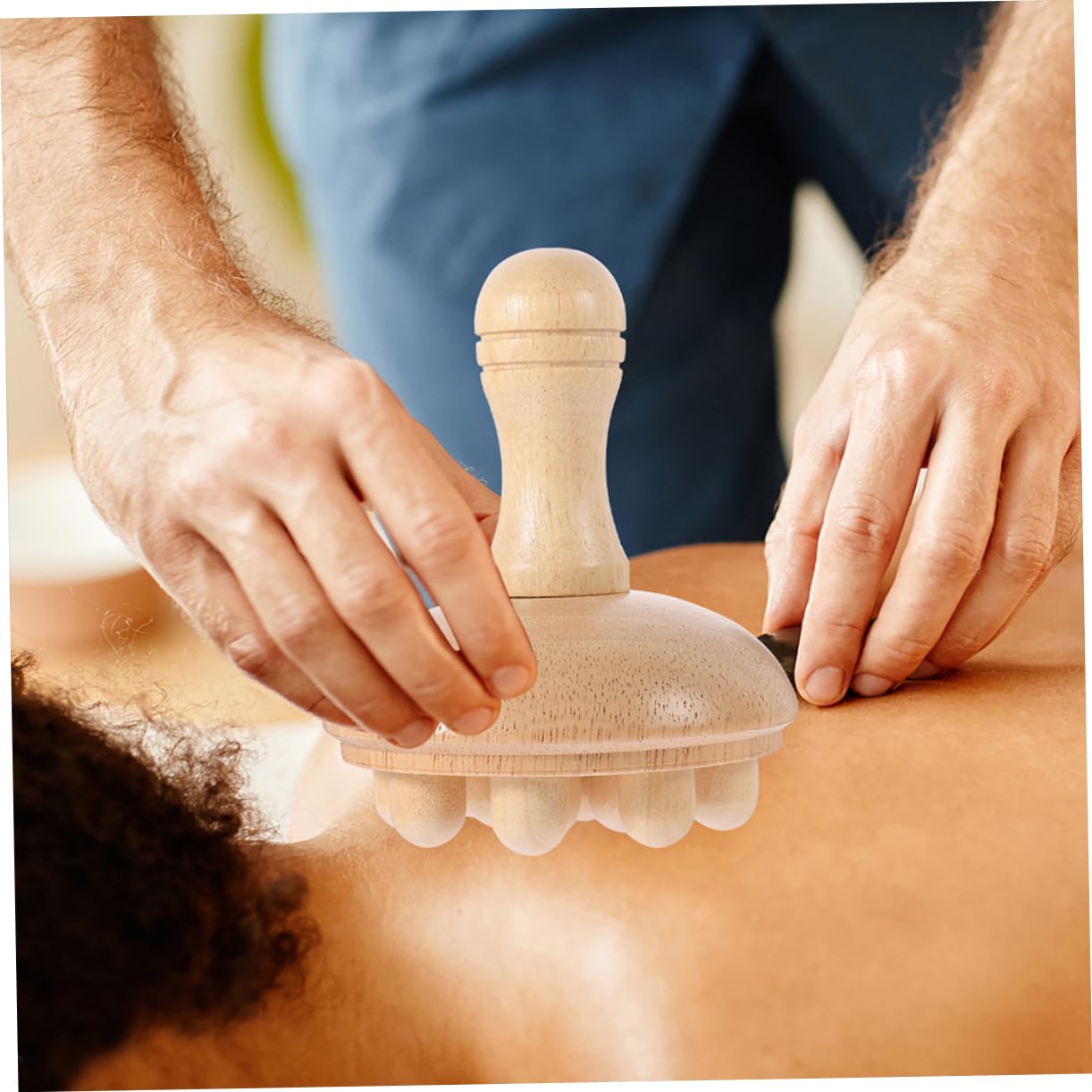 2stücke Holz Massage Kamm Mit Breiten Zähnen Für Kopfhaut Handheld Naturholzkamm Als Kopfmassagekamm Robust Und Bruchfest Für Haarbehandlung Und Durchblutungsförderung