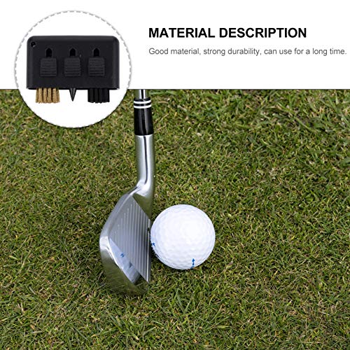 BESPORTBLE Escova de Golfe Escova de Limpeza de Bola de Golfe, Limpador de Ranhuras para Bola de Gol