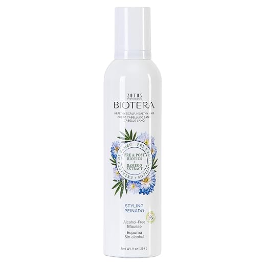 BIOTERA Lightweight Alcohol-Free Styling Mousse for Volume