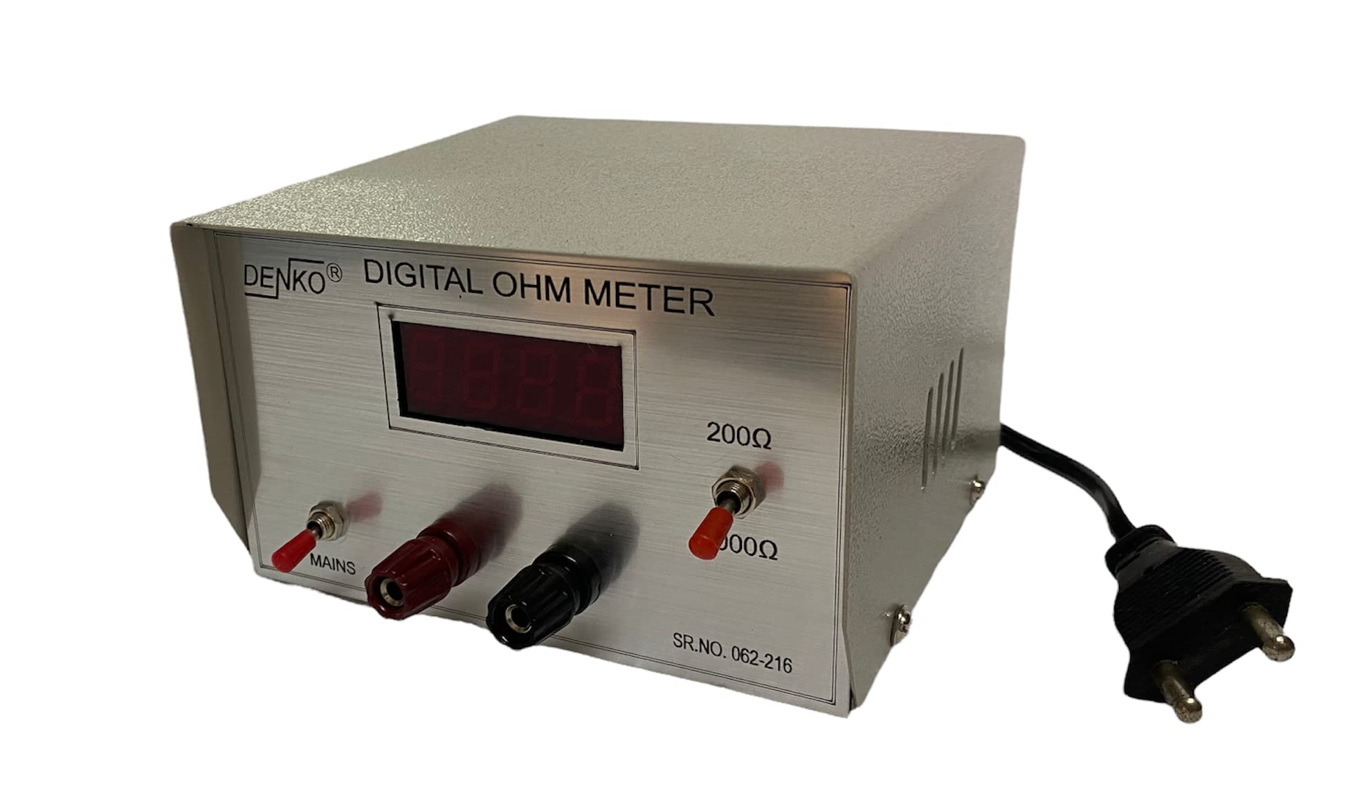 DENKO Digital OHM Meter 2000 OHM For Measuring Resistance