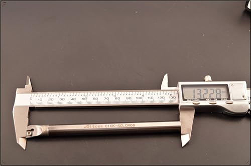 Miniatura 5 de 1 pieza de torno CNC C10K-SCLCR06 soporte de herramienta de torneado de carburo sólido barra de taladrado, soporte de herramientas de choque de