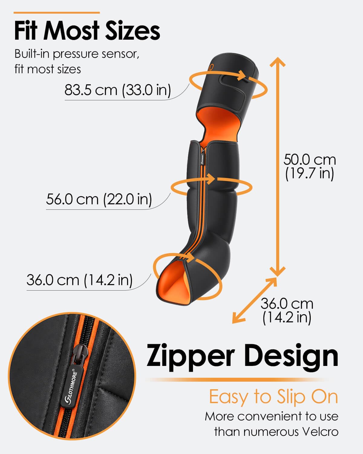 Massaggiatore per gambe con calore e compressione d'aria, massaggio per polpacci e cosce per circolazione e sollievo dal dolore, dispositivo di compressione sequenziale per gambe gonfie, 3 intensità 6