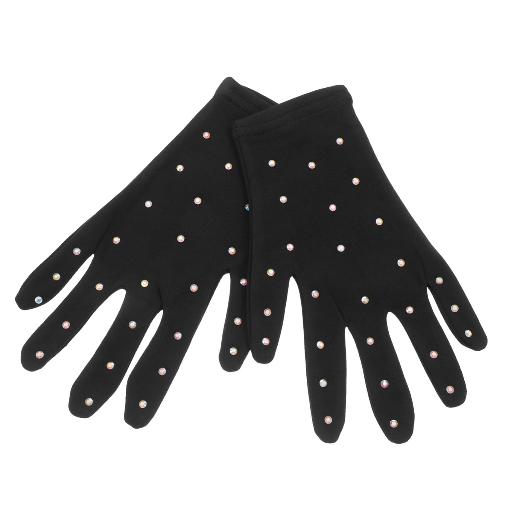 Gatuida 5paare Eiskunstlauf-Handschuhe Für Performance Und Dekoration Atmungsaktive Design-Handschuhe Mit Strass Für Mädchen Und Erwachsene Für Bühnenauftritte Und Partys