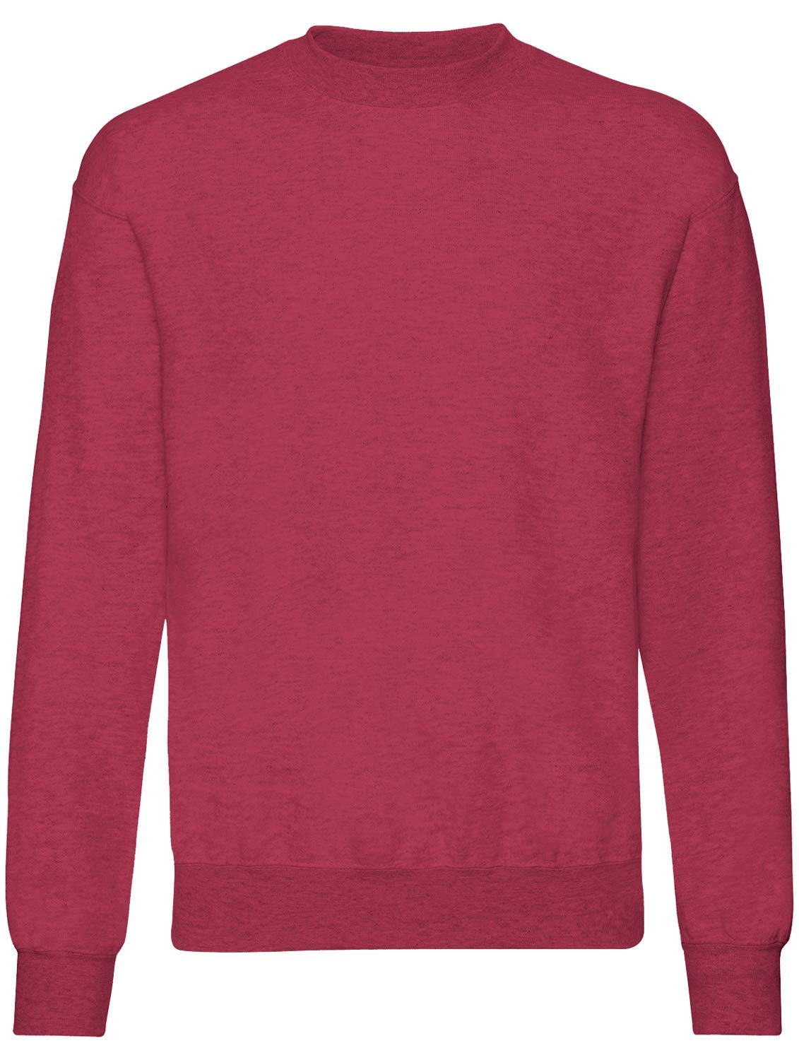 Fruit of the Loom Men's Classic Set-in Sweat Sweatshirt, Vintage Red, XXL