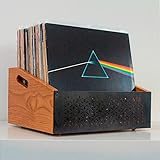 Keep Them Spinning - Caja de Vinilos Madera | Porta Vinilos | Estantes para...