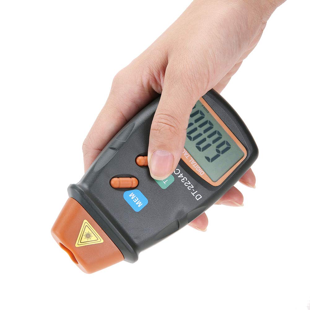 Tacómetro LCD sin Contacto, Láser Digital RPM Medidor de Velocidad Herramienta de Diagnóstico