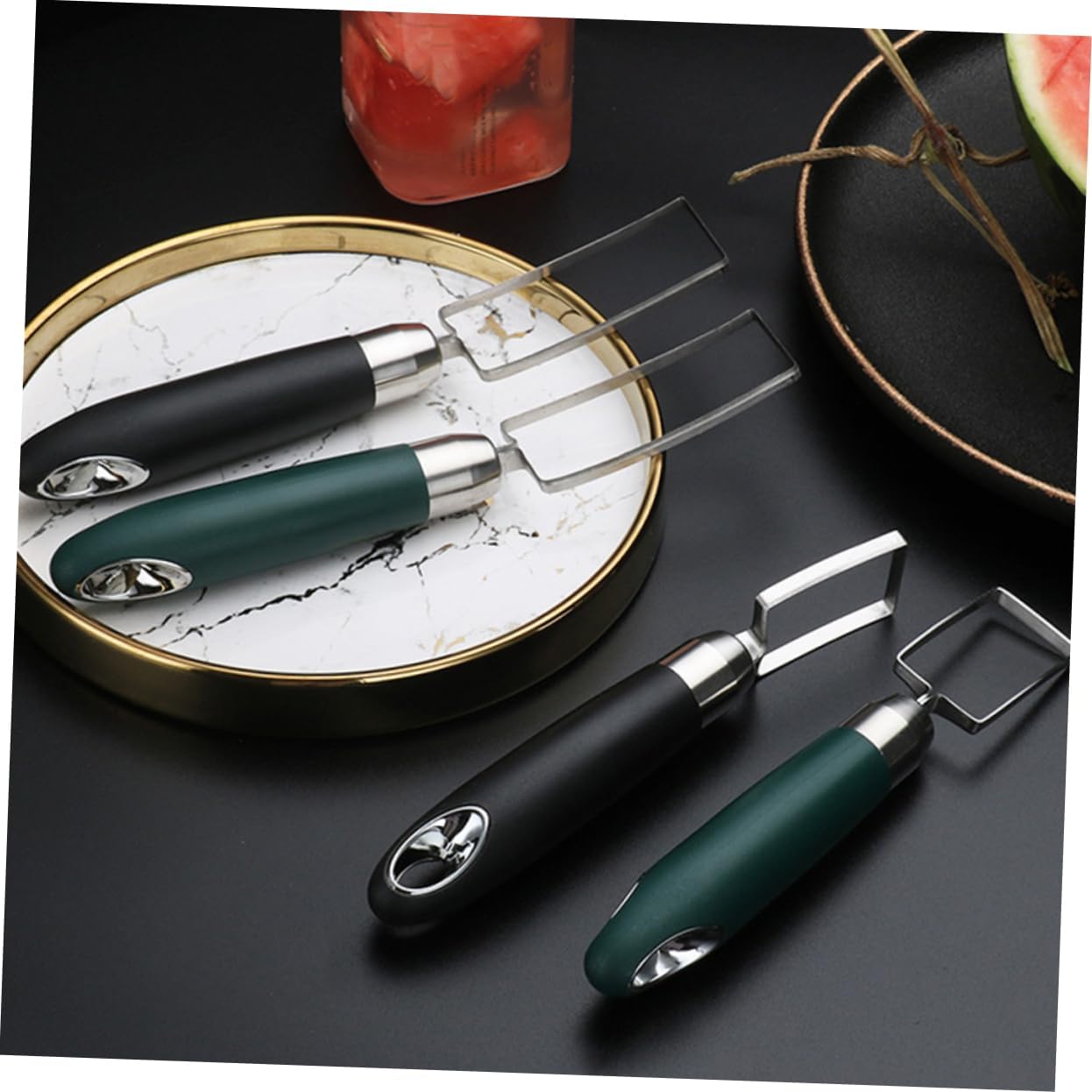 Unomor Ergonomic Fruit Cutter Watermelon Slicer Compact Kitchen Gadgets for Easy Slicing
