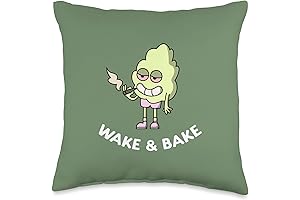 Wake and Bake Kawaii Stoner Pillows - A Must-Have for Weed Enthusiasts